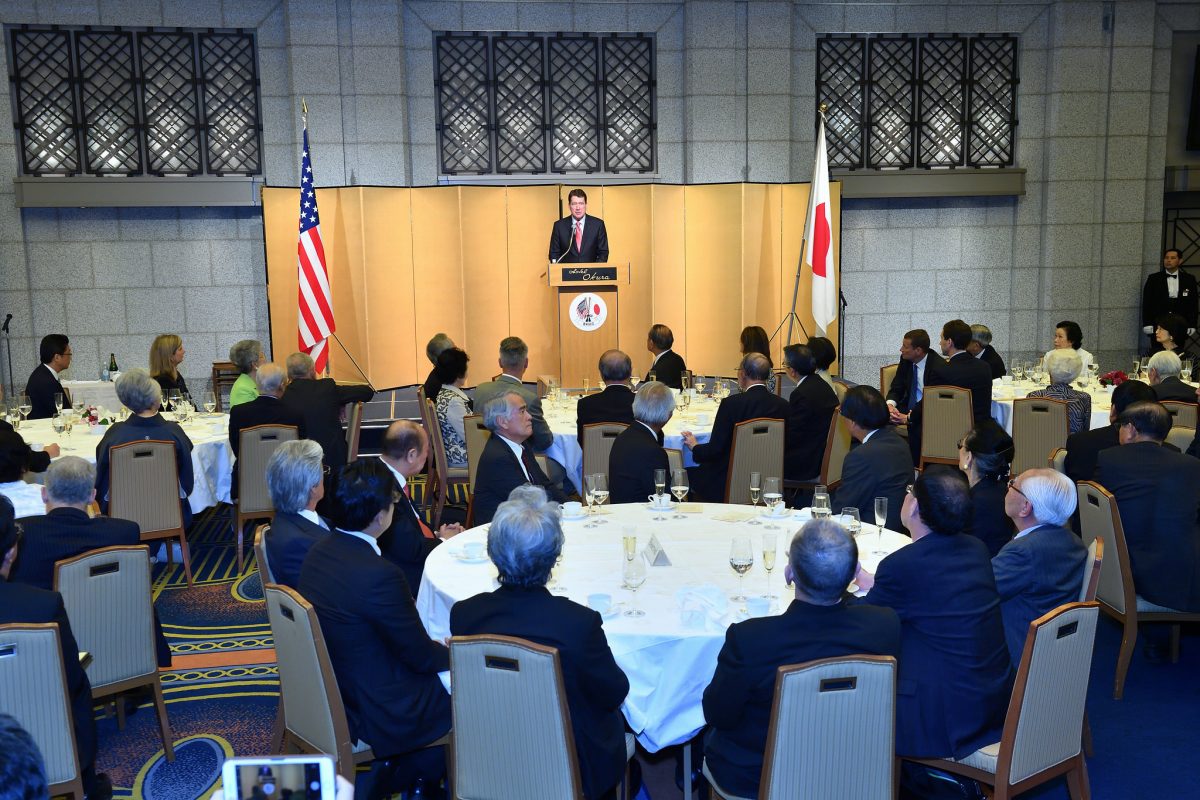 ハガティ新駐日米国大使夫妻歓迎昼食会